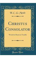 Christus Consolator: Words for Hearts in Trouble (Classic Reprint)