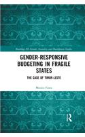 Gender Responsive Budgeting in Fragile States