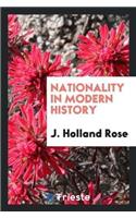 Nationality in Modern History