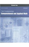 Test Fundamentals: Computational and Applied Math Answer Key: Advnaced