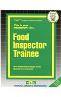 Food Inspector Trainee: Passbooks Study Guide