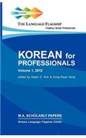 Korean for Professionals Volume 1