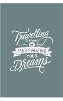 Travelling is a Way of Materializing Your Dreams
