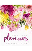 2020-2024 Monthly Planner: 2020-2024 planner. Monthly Schedule Organizer -Agenda Planner For The Next Five Years, Appointment Notebook, Monthly Planner, Action Day, Passion Go(4 2020-2024 Calendar)