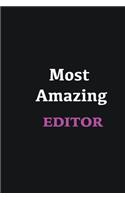 Most Amazing Editor