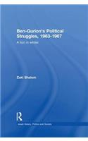 Ben-Gurion's Political Struggles, 1963-1967