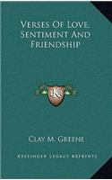 Verses of Love, Sentiment and Friendship