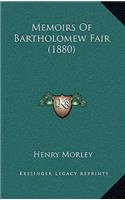 Memoirs of Bartholomew Fair (1880)