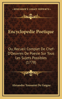 Encyclopedie Poetique