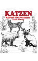 Katzen Malbuch fur Erwachsene