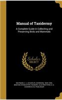 Manual of Taxidermy