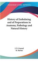History of Embalming and of Preparations in Anatomy, Pathology and Natural History