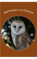 Bird Watcher's A to Z Journal