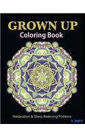 Grown Up Coloring Book 20: Coloring Books for Grownups: Stress Relieving Patterns(20 Grown Up Coloring Book)