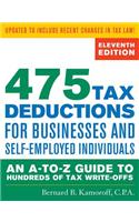 475 Tax Deductions for Businesses and Self-Employed Individuals