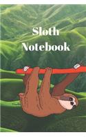 Sloth notebook