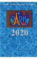 Daily To-Do Planner Notepad Paris 2020