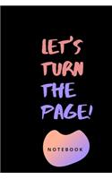 Let's turn the page
