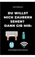 Notizbuch Willst Du Mich Zaubern Sehen? Dann Gib Mir