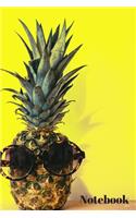 Notebook: Pineapple Notebook; I Love Pineapple; Funny Notebook; 6x9inch 108-wide lined pages