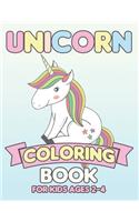 Unicorn Coloring Book for Kids Ages 2-4