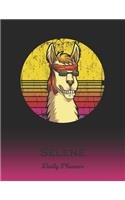 Selene: Llama Daily Planner - Custom Letter S First Name Personal 1 Year (2020 - 2021) Planning Agenda - January 20 - December 20 - Writing Notebook - Dateb