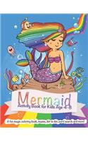 Mermaid Activity Book for Kids ages 4-8