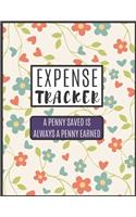 Expense Tracker A Penny Saved Is Always A Penny Earned