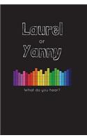 Laurel or Yanny: 100 pages, 6 x 9 inches, funny, meme, wide ruled, lined, blank, journal, diary, planner, composition, notebook(2 Laurel or Yanny)