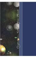 Composition Notebook Space Planets: Cool Planets Space Pattern 6 X 9 Graph Ruled Paper Notebook, Appreciation, Quote Journal or Diary Unique Inspirational Gift for Friend or Teacher, Beginning or End of School Year, Retirement, Birthday or Gratitud