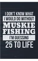 I Don't Know What I Would Do Without Muskie Fishing I'm Guessing 25 To Life