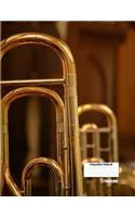 Compostion Notebook Trombone