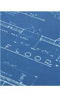 School Composition Book Construction Blueprints 130 Pages