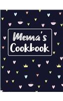Mema's Cookbook: Navy Blank Lined Journal(1 Mema's Recipe Gifts)
