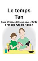 Français-Créole Haïtien Le temps/Tan Livre d'images bilingue pour enfants