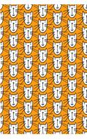 Bullet Journal Notebook for Cat Lovers Smiley Cats Pattern 5