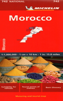 Morocco - Michelin National Map 742