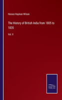 History of British India from 1805 to 1835