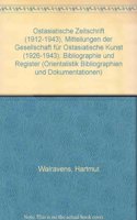 Ostasiatische Zeitschrift' (1912-1943) - 'Mitteilungen Der Gesellschaft Fur Ostasiatische Kunst' (1926-1943)