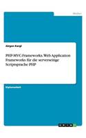 PHP-MVC-Frameworks. Web Application Frameworks für die serverseitige Scriptsprache PHP