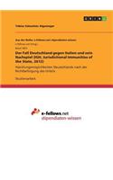 Fall Deutschland gegen Italien und sein Nachspiel (IGH, Jurisdictional Immunities of the State, 2012): Handlungsmöglichkeiten Deutschlands nach der Nichtbefolgung des Urteils