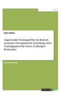 Angewandte Trainingslehre im Bereich Ausdauer. Exemplarische Erstellung eines Trainingsplans für einen 23-jährigen Probanden