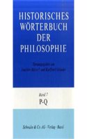Historisches Worterbuch Der Philosophie Gesamtwerk. P - Q