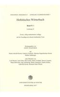 Hethitisches Worterbuch Band IV: I (Lieferung 25)