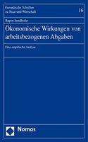 Okonomische Wirkungen Von Arbeitsbezogenen Abgaben