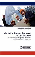 Managing Human Resources In Construction