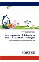 Management of Schools in India - A Functional Analysis: (English)