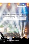 Effective Sustainability Communication for Music Festivals and other Mega-Events