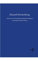 Arbeiten aus der Chirurgischen Abteilung des Städtischen Krankenhauses Moabit zu Berlin