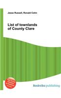 List of Townlands of County Clare: (English)